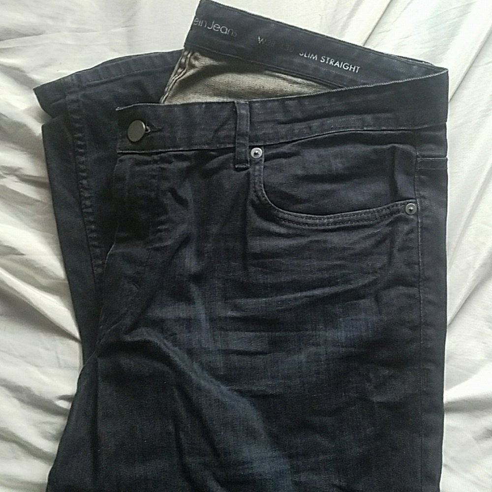 Calvin Klein slim straight jeans